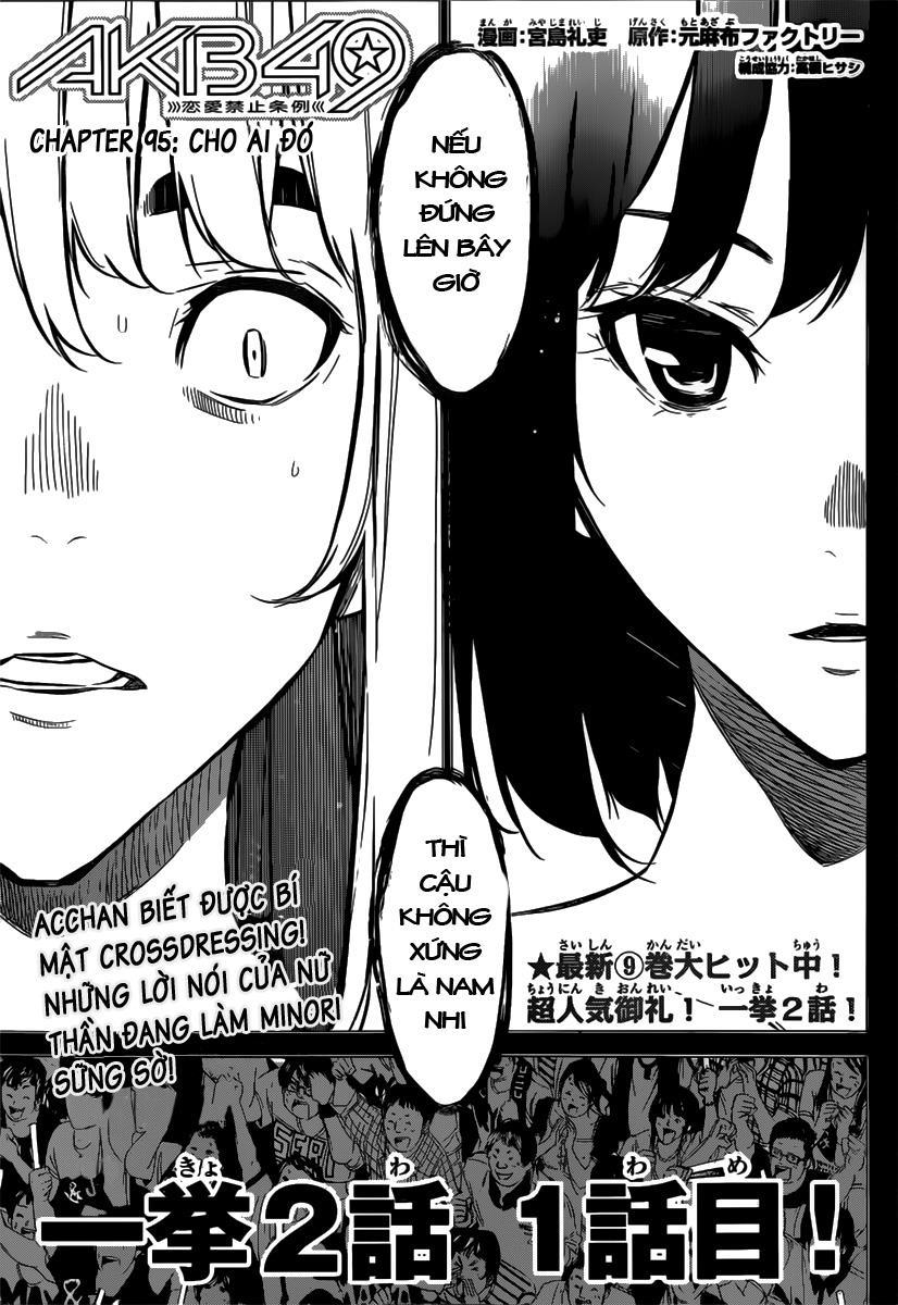 Akb49 – Renai Kinshi Jourei Chapter 95 - Trang 2