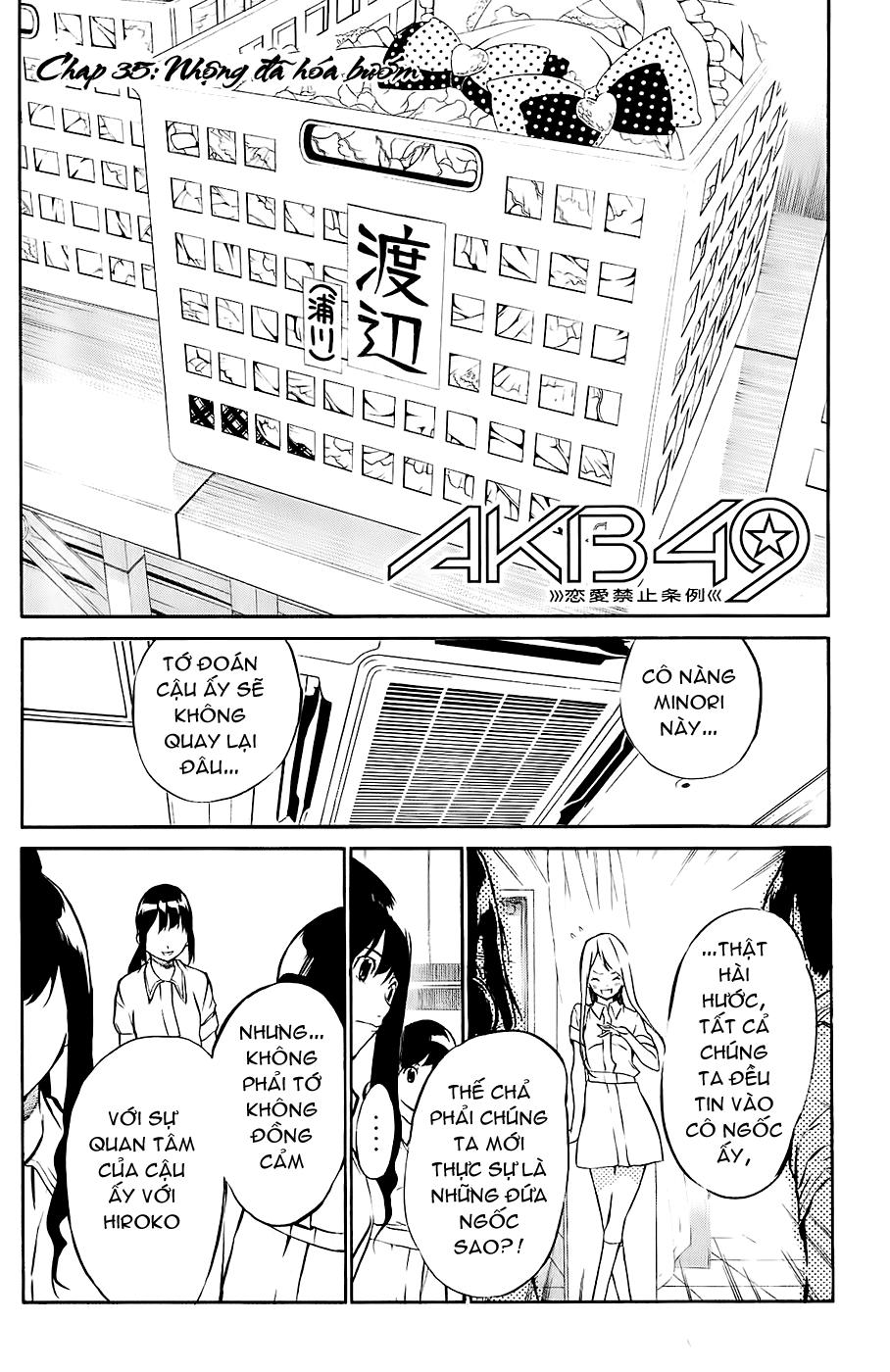 Akb49 – Renai Kinshi Jourei Chapter 35 - Trang 2