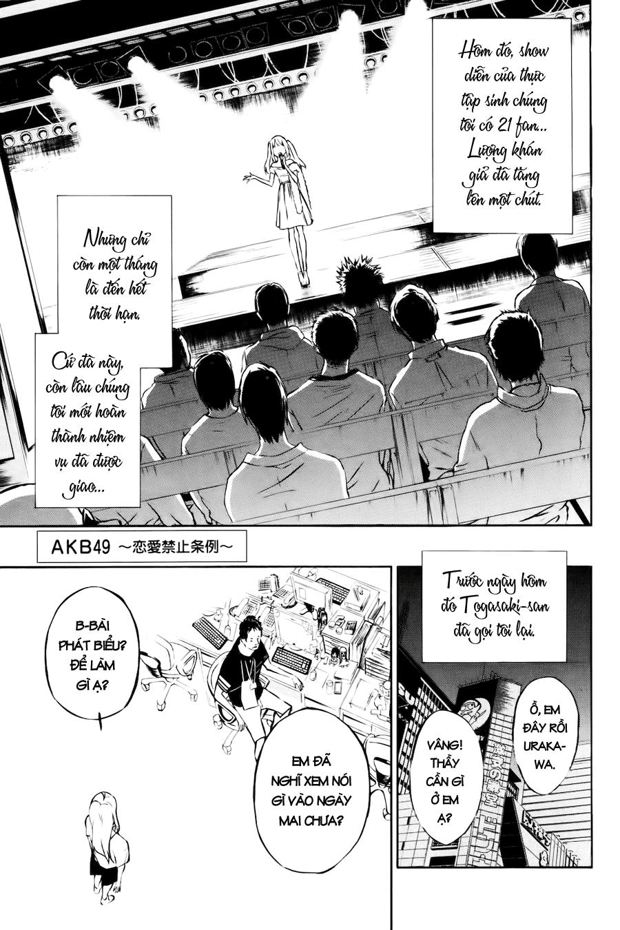 Akb49 – Renai Kinshi Jourei Chapter 22 - Trang 2