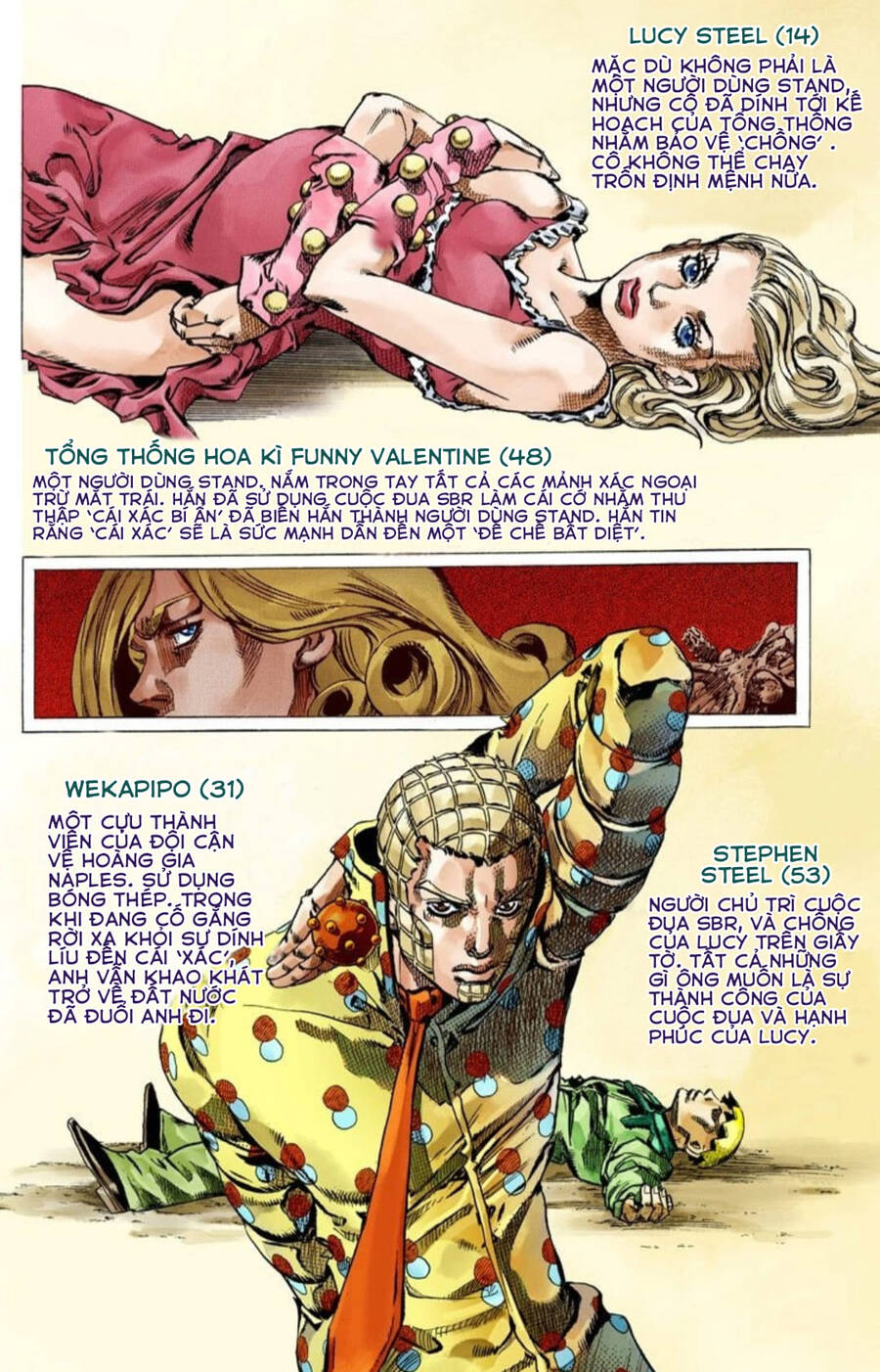 Cuộc Phiêu Lưu Bí Ẩn Phần 7: Steel Ball Run Chapter 64 - Trang 2