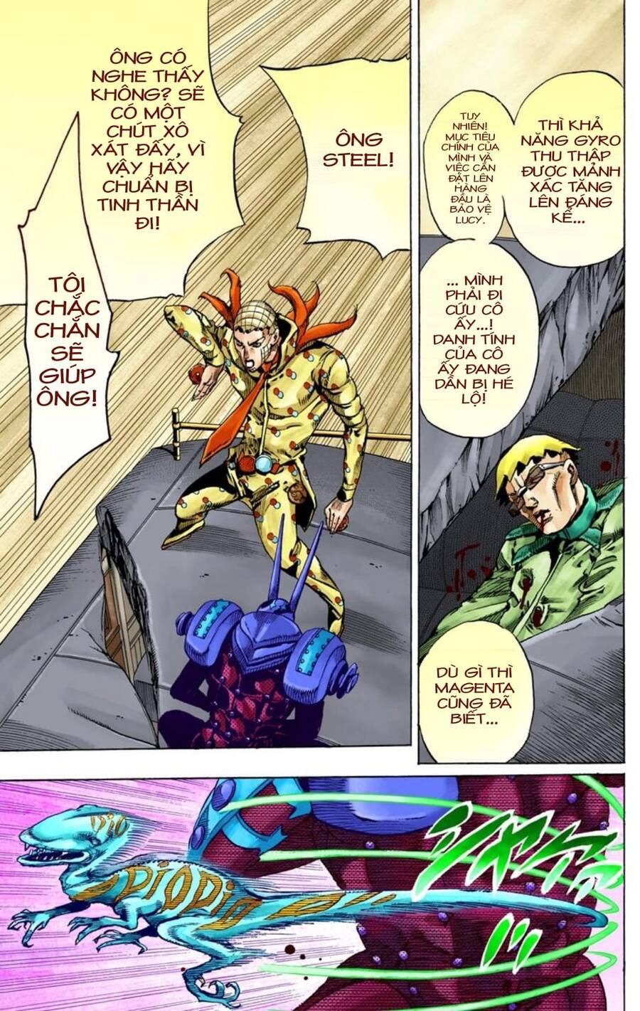 Cuộc Phiêu Lưu Bí Ẩn Phần 7: Steel Ball Run Chapter 62 - Trang 2