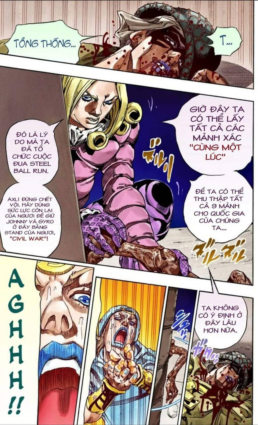 Cuộc Phiêu Lưu Bí Ẩn Phần 7: Steel Ball Run Chapter 59 - Trang 2