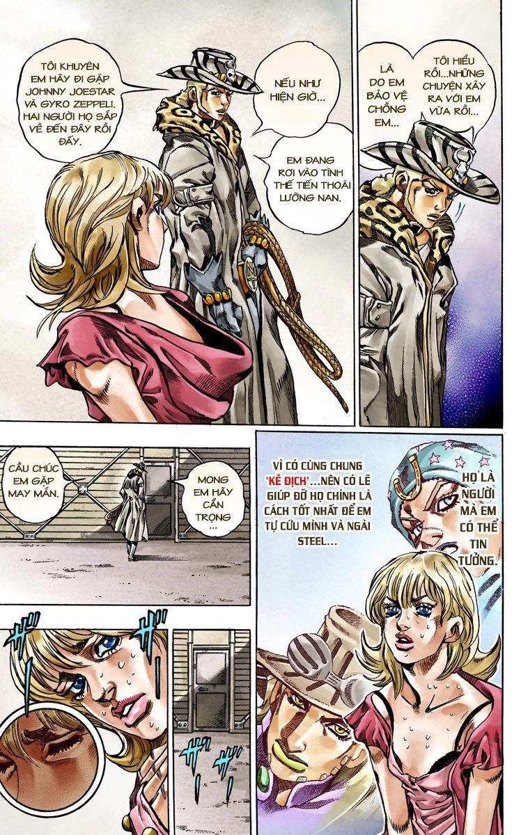 Cuộc Phiêu Lưu Bí Ẩn Phần 7: Steel Ball Run Chapter 37 - Trang 2