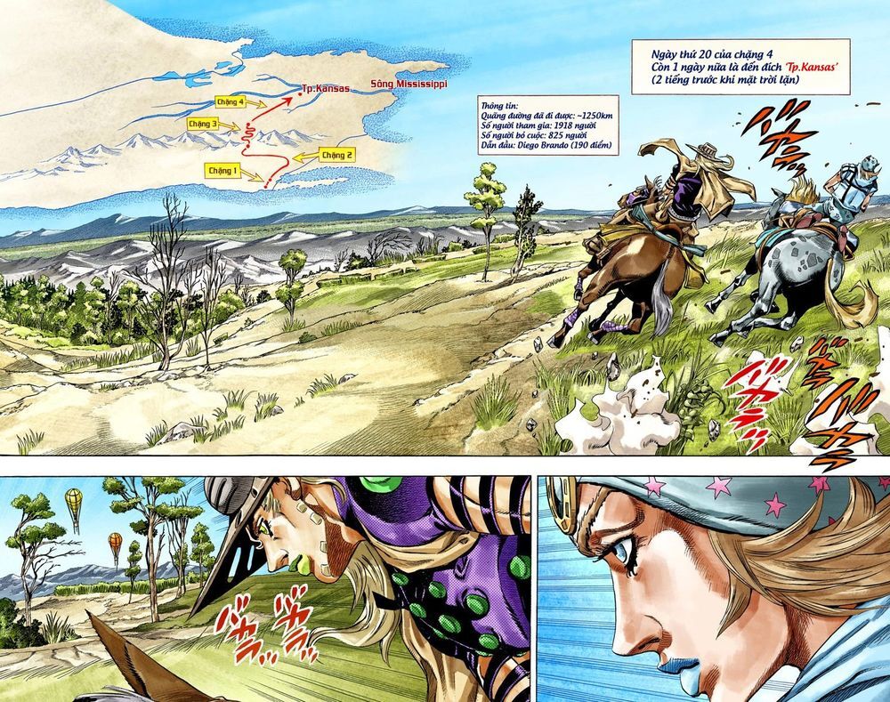 Cuộc Phiêu Lưu Bí Ẩn Phần 7: Steel Ball Run Chapter 36 - Trang 2