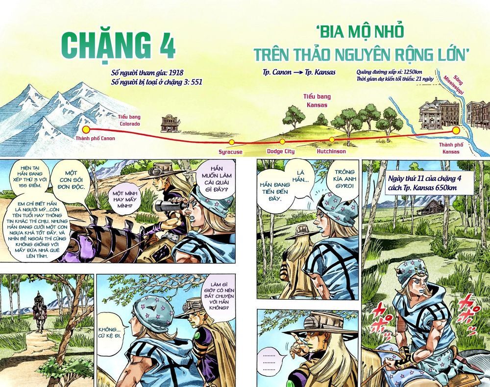 Cuộc Phiêu Lưu Bí Ẩn Phần 7: Steel Ball Run Chapter 33 - Trang 2