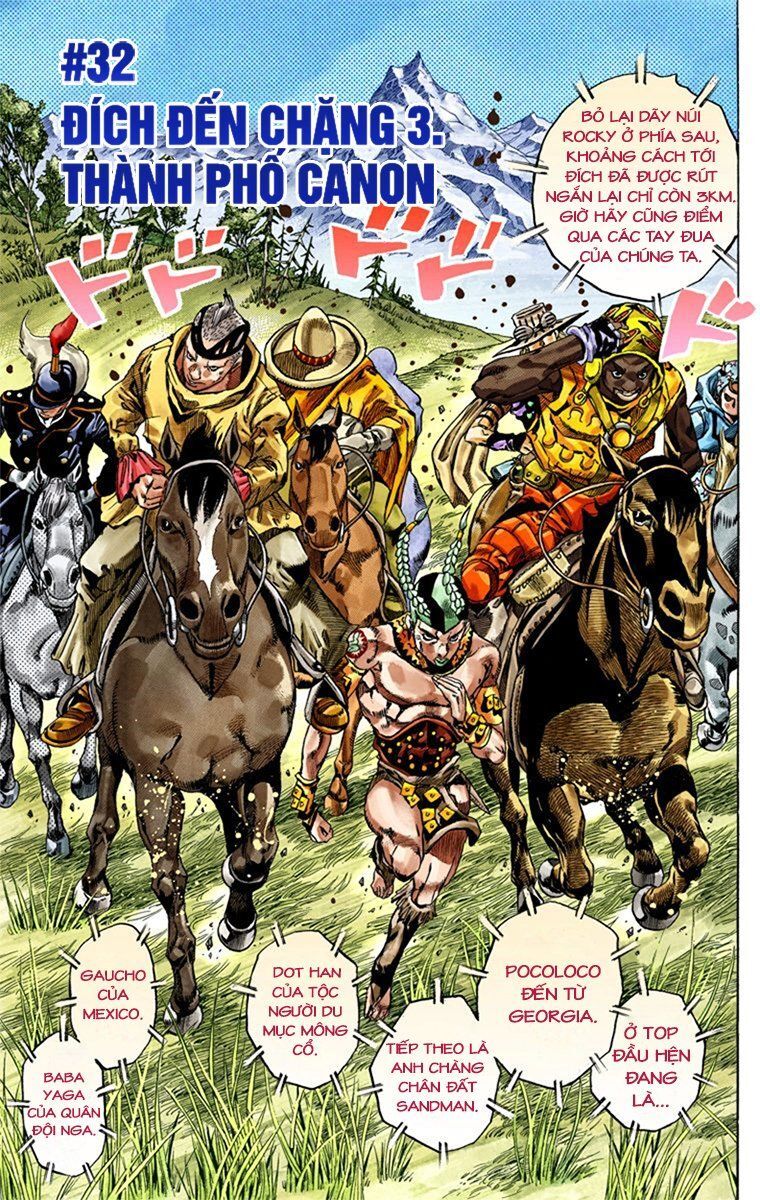 Cuộc Phiêu Lưu Bí Ẩn Phần 7: Steel Ball Run Chapter 32 - Trang 2