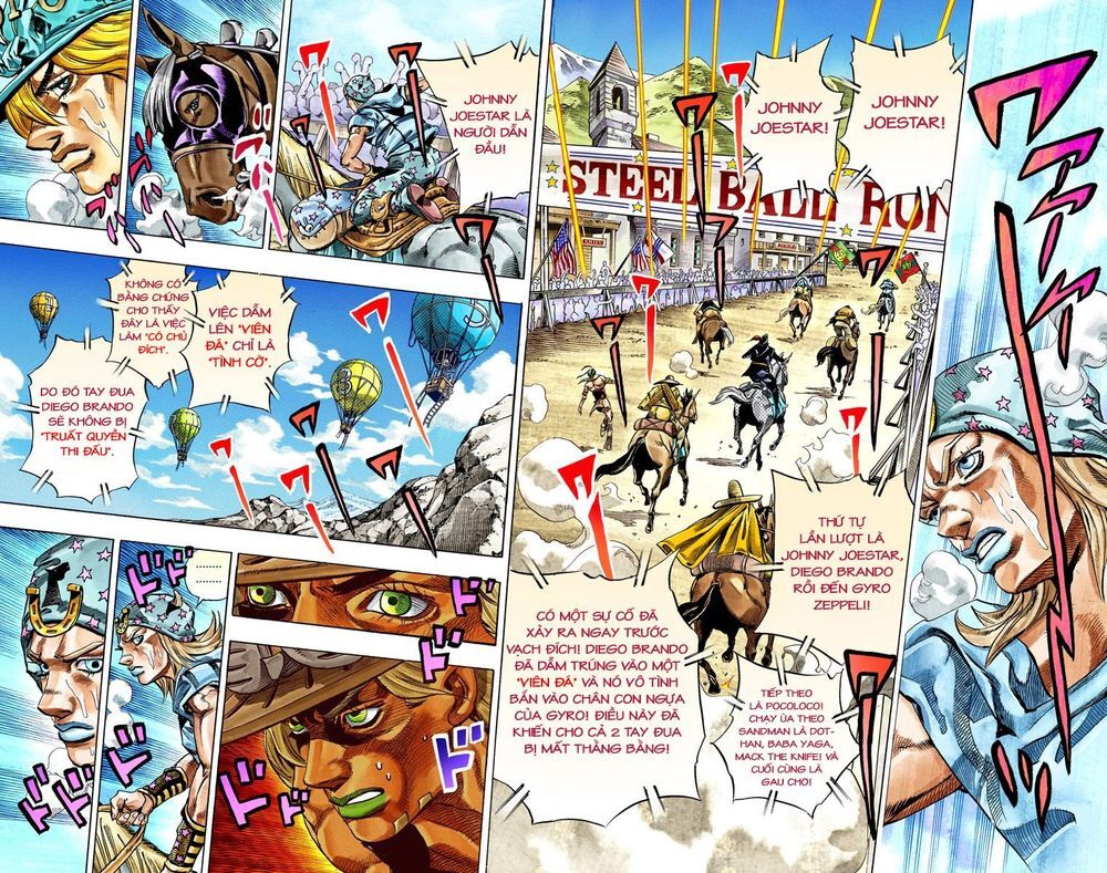 Cuộc Phiêu Lưu Bí Ẩn Phần 7: Steel Ball Run Chapter 32 - Trang 2