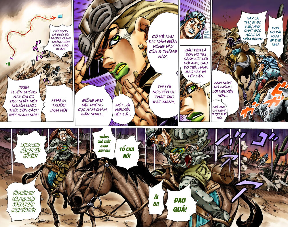 Cuộc Phiêu Lưu Bí Ẩn Phần 7: Steel Ball Run Chapter 17 - Trang 2