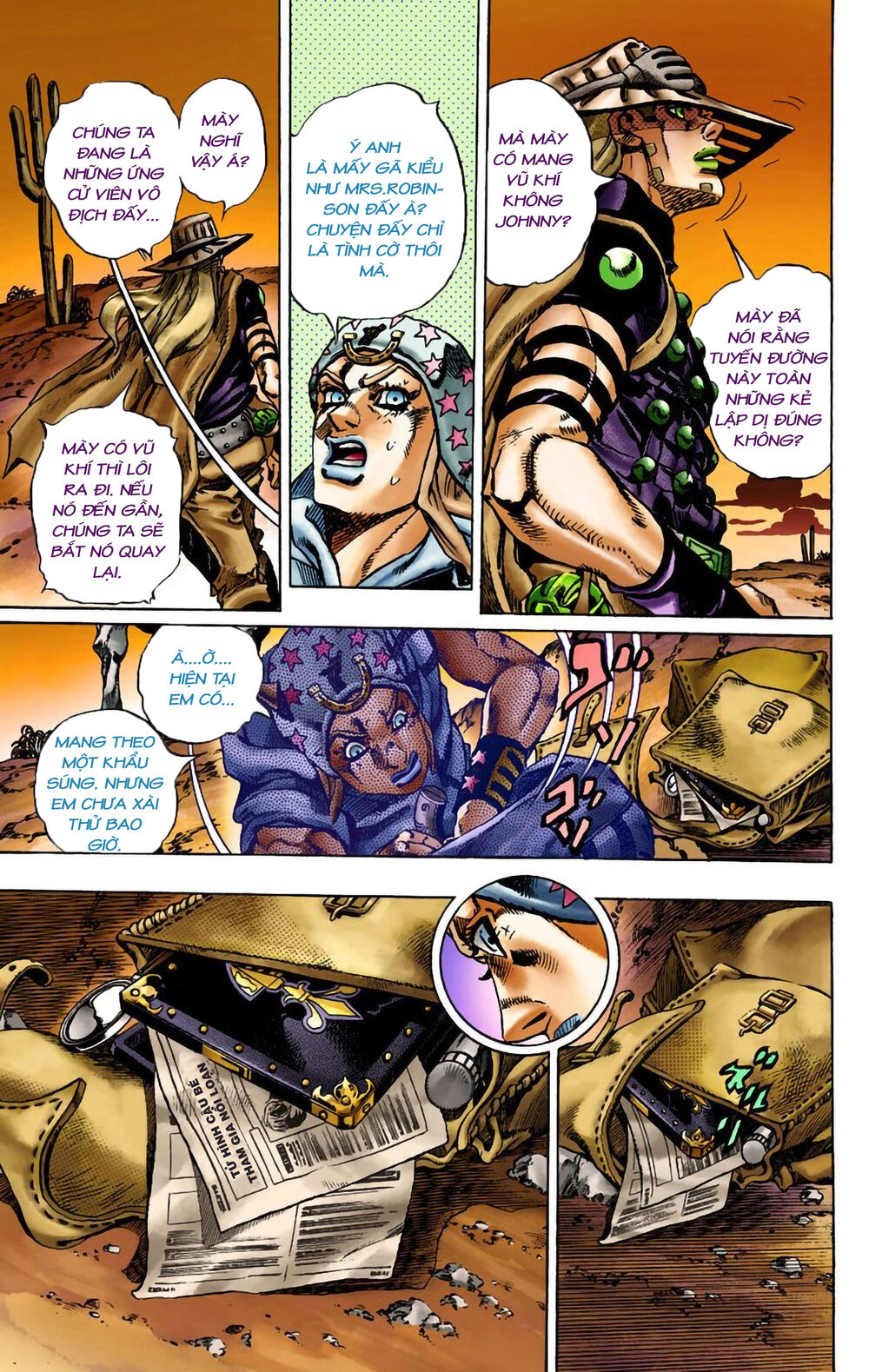 Cuộc Phiêu Lưu Bí Ẩn Phần 7: Steel Ball Run Chapter 15 - Trang 2