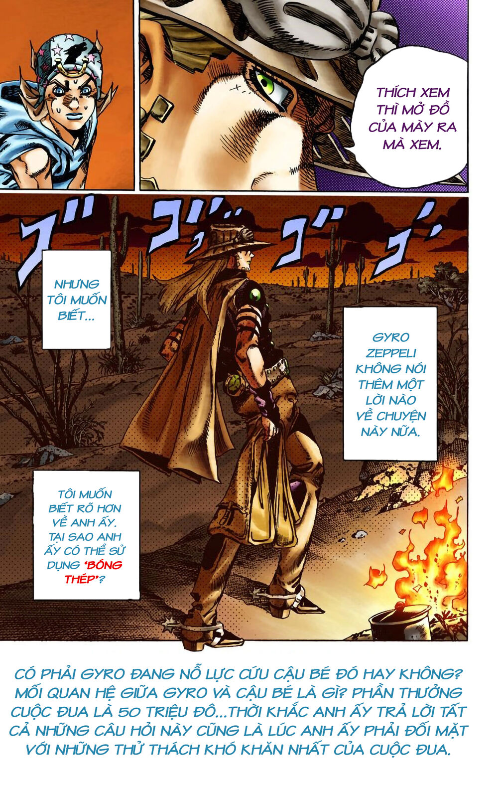 Cuộc Phiêu Lưu Bí Ẩn Phần 7: Steel Ball Run Chapter 15 - Trang 2