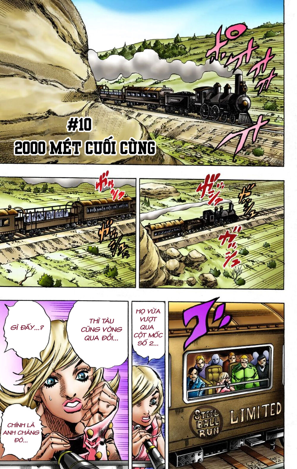 Cuộc Phiêu Lưu Bí Ẩn Phần 7: Steel Ball Run Chapter 10 - Trang 2