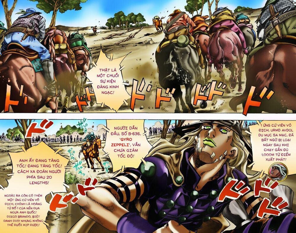 Cuộc Phiêu Lưu Bí Ẩn Phần 7: Steel Ball Run Chapter 6 - Trang 2