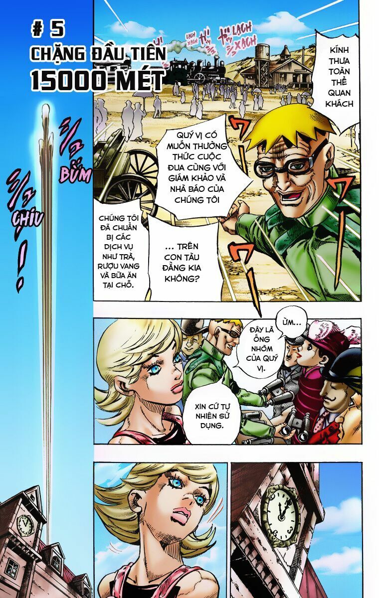 Cuộc Phiêu Lưu Bí Ẩn Phần 7: Steel Ball Run Chapter 5 - Trang 2