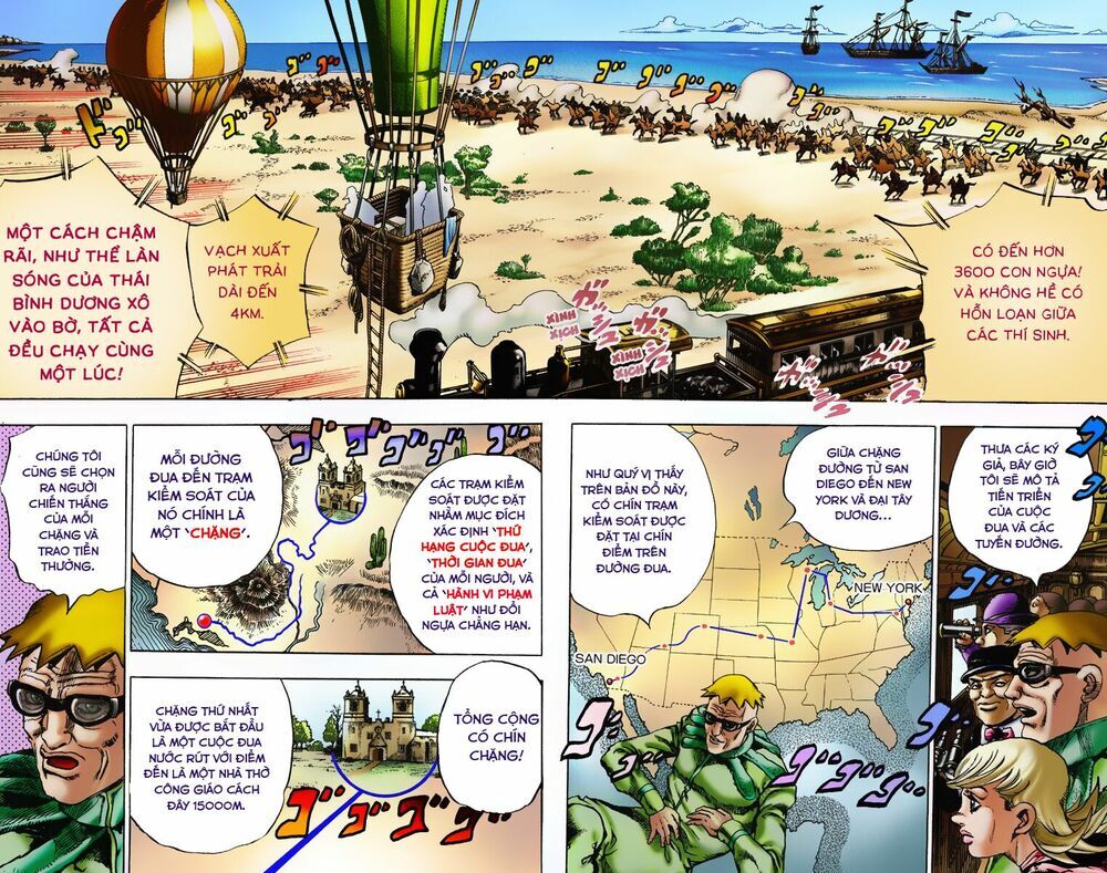 Cuộc Phiêu Lưu Bí Ẩn Phần 7: Steel Ball Run Chapter 5 - Trang 2