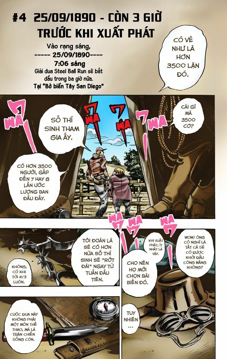 Cuộc Phiêu Lưu Bí Ẩn Phần 7: Steel Ball Run Chapter 4 - Trang 2