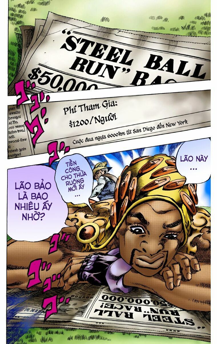 Cuộc Phiêu Lưu Bí Ẩn Phần 7: Steel Ball Run Chapter 2 - Trang 2