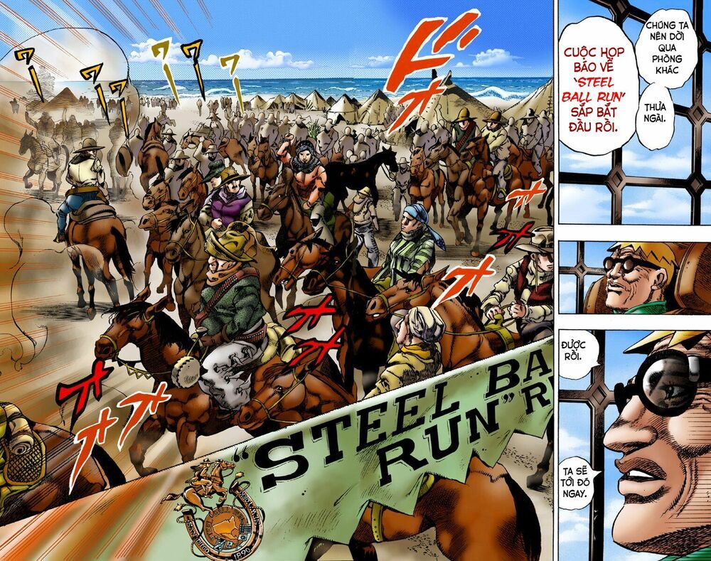 Cuộc Phiêu Lưu Bí Ẩn Phần 7: Steel Ball Run Chapter 1 - Trang 2