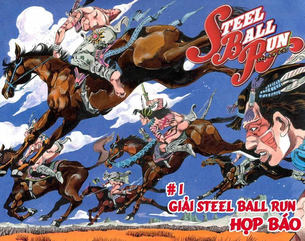 Cuộc Phiêu Lưu Bí Ẩn Phần 7: Steel Ball Run Chapter 1 - Trang 2