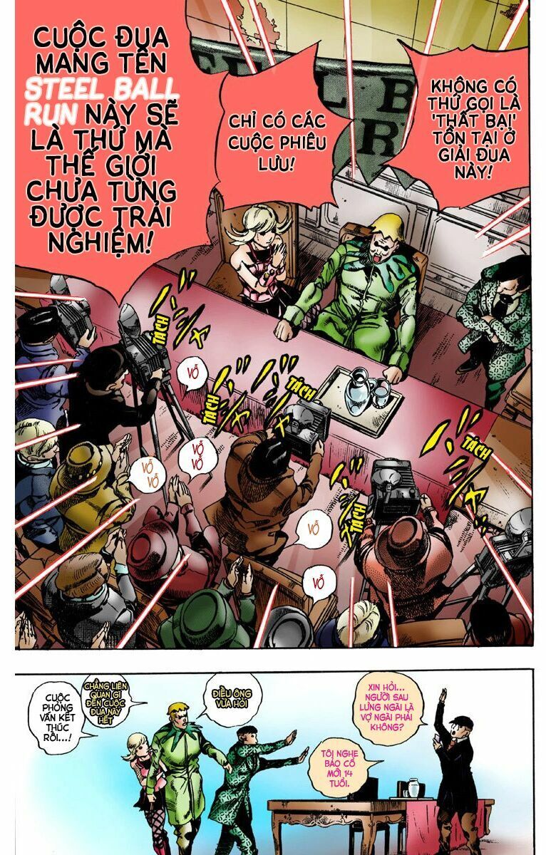 Cuộc Phiêu Lưu Bí Ẩn Phần 7: Steel Ball Run Chapter 1 - Trang 2