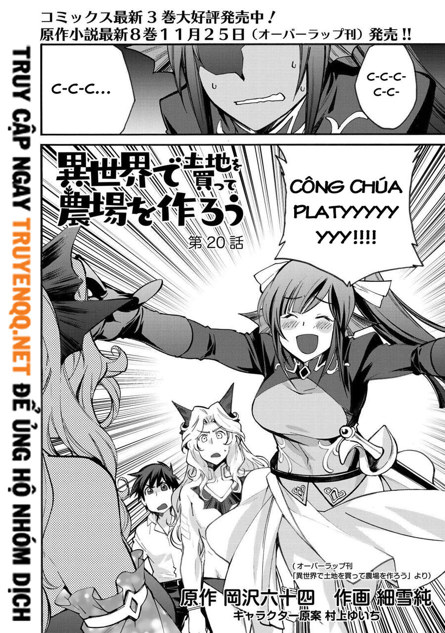 Isekai De Tochi O Katte Noujou O Tsukurou Chapter 20 - Trang 2