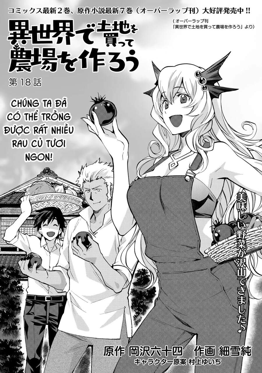 Isekai De Tochi O Katte Noujou O Tsukurou Chapter 18 - Trang 2