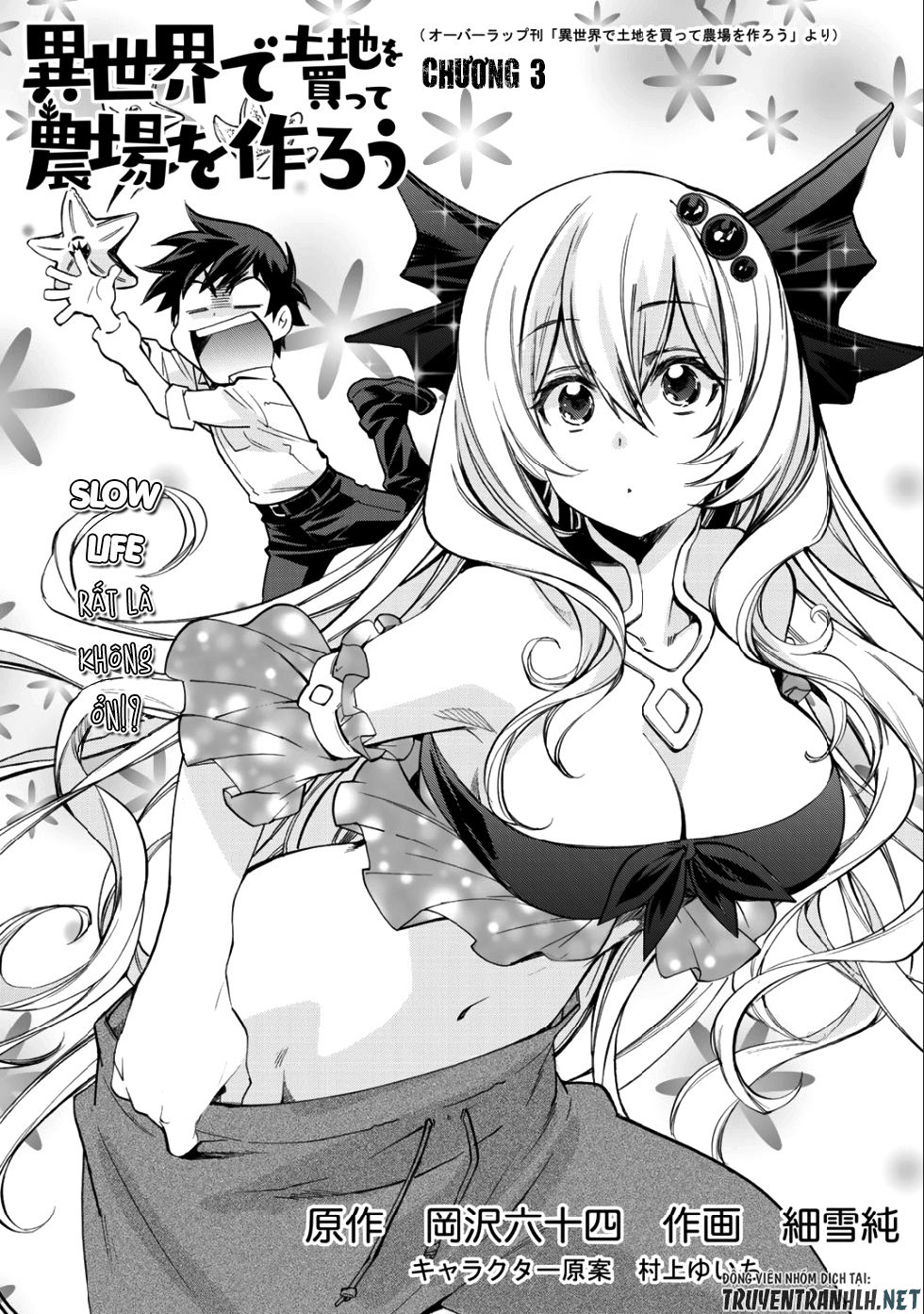 Isekai De Tochi O Katte Noujou O Tsukurou Chapter 3 - Trang 2