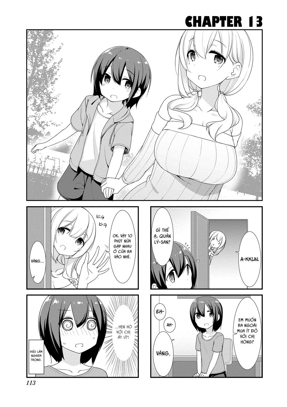 Sunoharasou No Kanrinin-San Chapter 13 - Trang 2