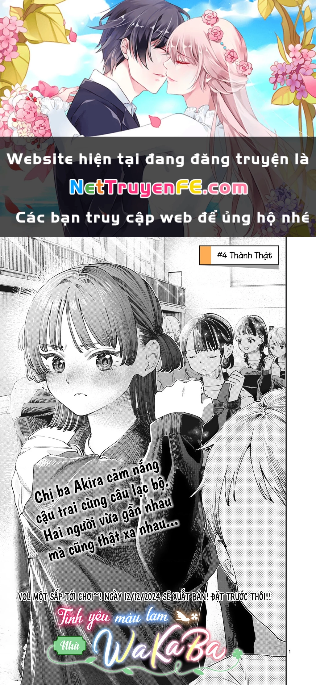 Tình Yêu Màu Lam Nhà Wakaba Chapter 4 - Trang 2