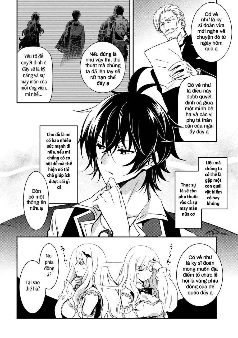 Saikyou Degarashi Ouji No An’Yaku Teii Arasoi Munou Wo Enjiru Ss Rank Ouji Wa Koui Keishou-Sen Wo Kage Kara Shihai Suru Chapter 9 - Trang 2