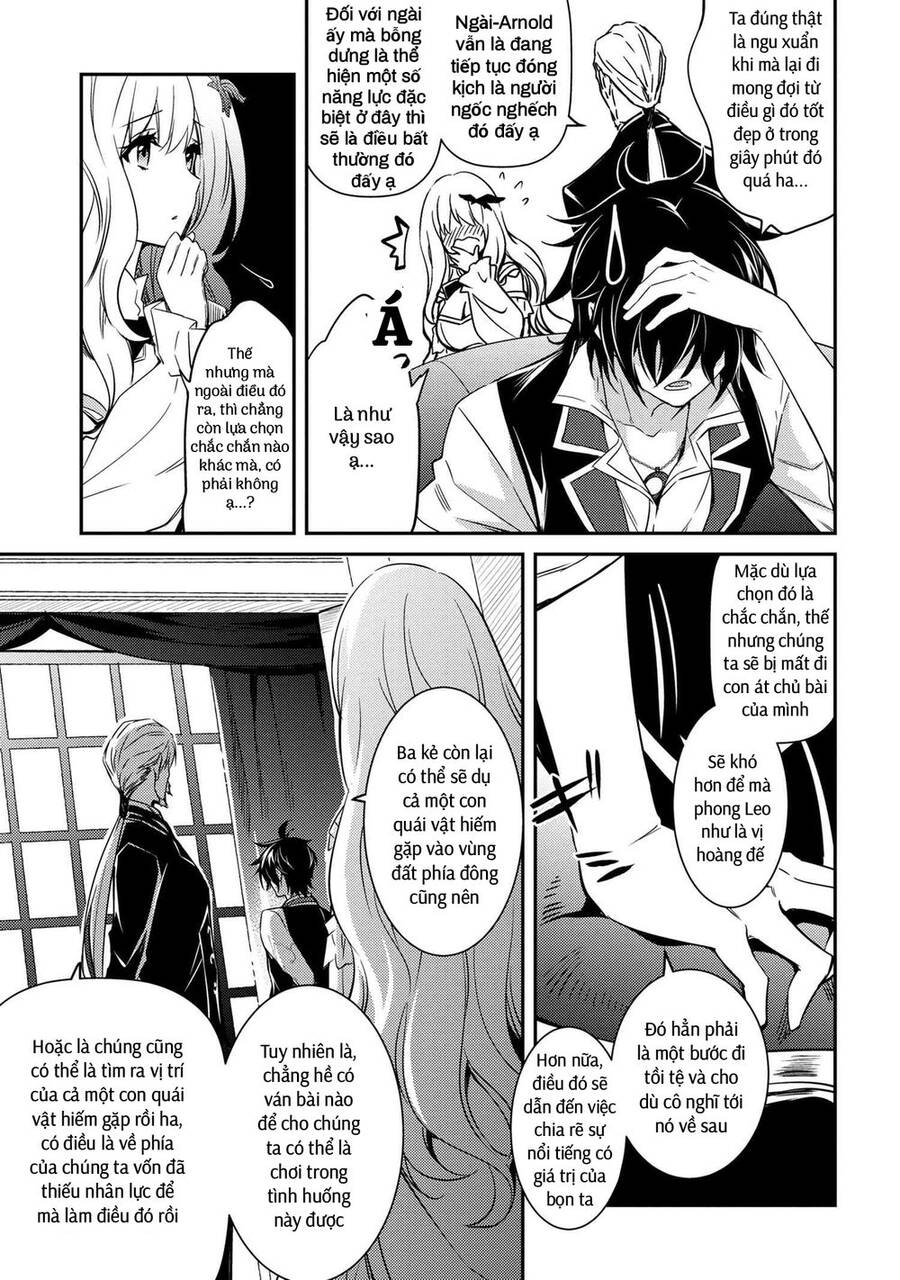 Saikyou Degarashi Ouji No An’Yaku Teii Arasoi Munou Wo Enjiru Ss Rank Ouji Wa Koui Keishou-Sen Wo Kage Kara Shihai Suru Chapter 9 - Trang 2