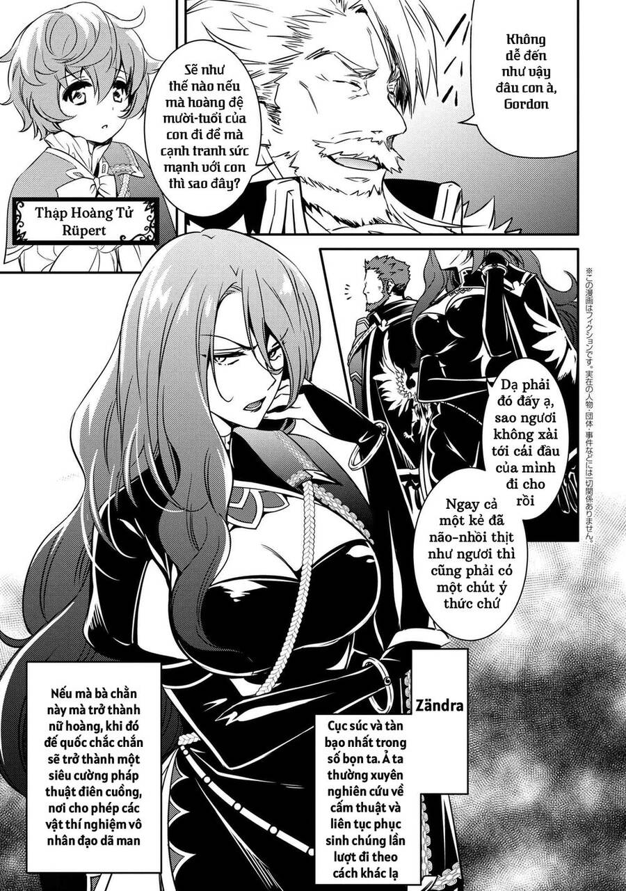 Saikyou Degarashi Ouji No An’Yaku Teii Arasoi Munou Wo Enjiru Ss Rank Ouji Wa Koui Keishou-Sen Wo Kage Kara Shihai Suru Chapter 9 - Trang 2