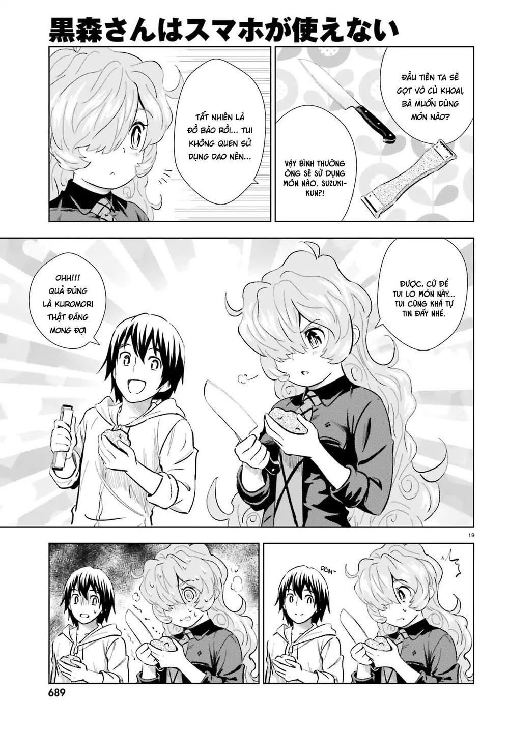 Kuromori-San Can Not Use A Smartphone Chapter 10 - Trang 2