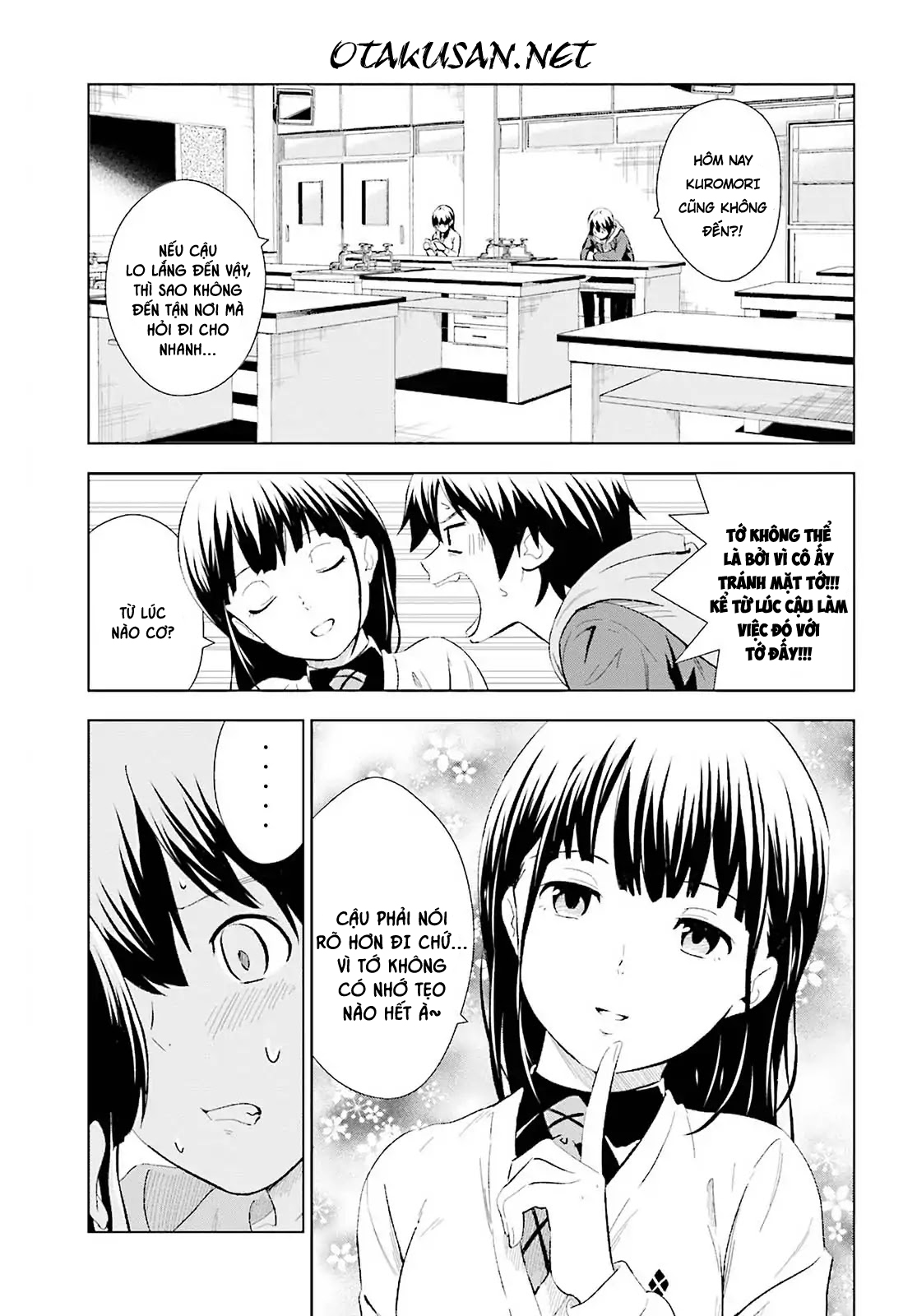 Kuromori-San Can Not Use A Smartphone Chapter 8 - Trang 2