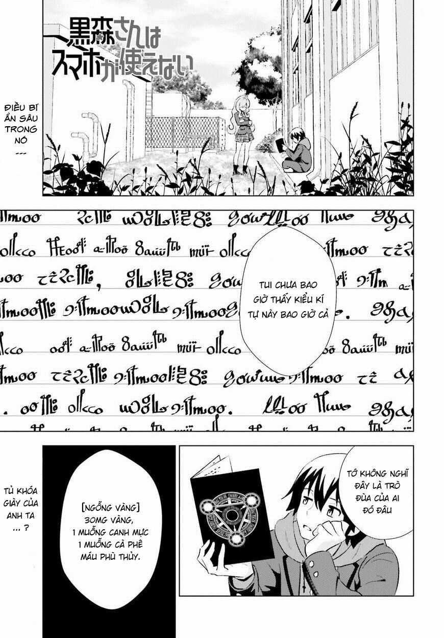 Kuromori-San Can Not Use A Smartphone Chapter 3 - Trang 2