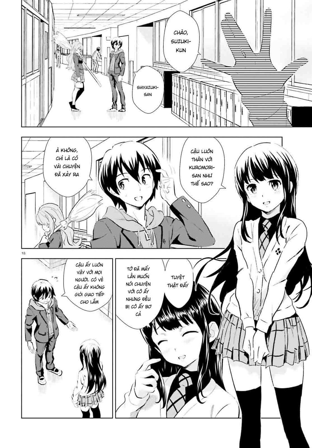 Kuromori-San Can Not Use A Smartphone Chapter 1 - Trang 2