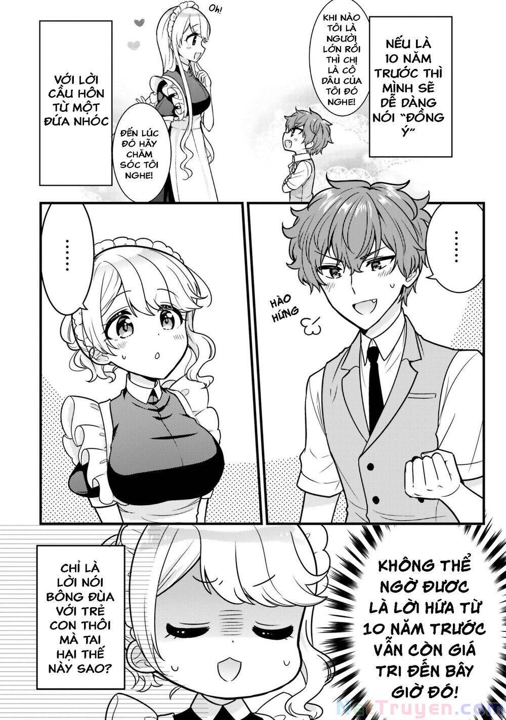 Tekito Na Maid No Oneesan & Erasou De Ichizu Na Botchan Chapter 10 - Trang 2