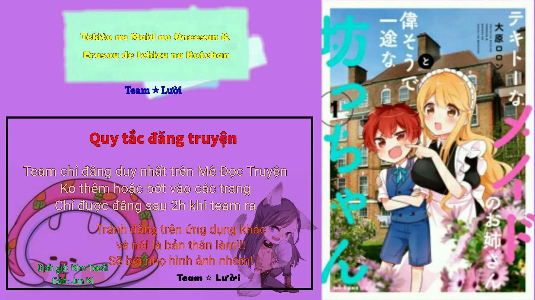 Tekito Na Maid No Oneesan & Erasou De Ichizu Na Botchan Chapter 2.1 - Trang 2