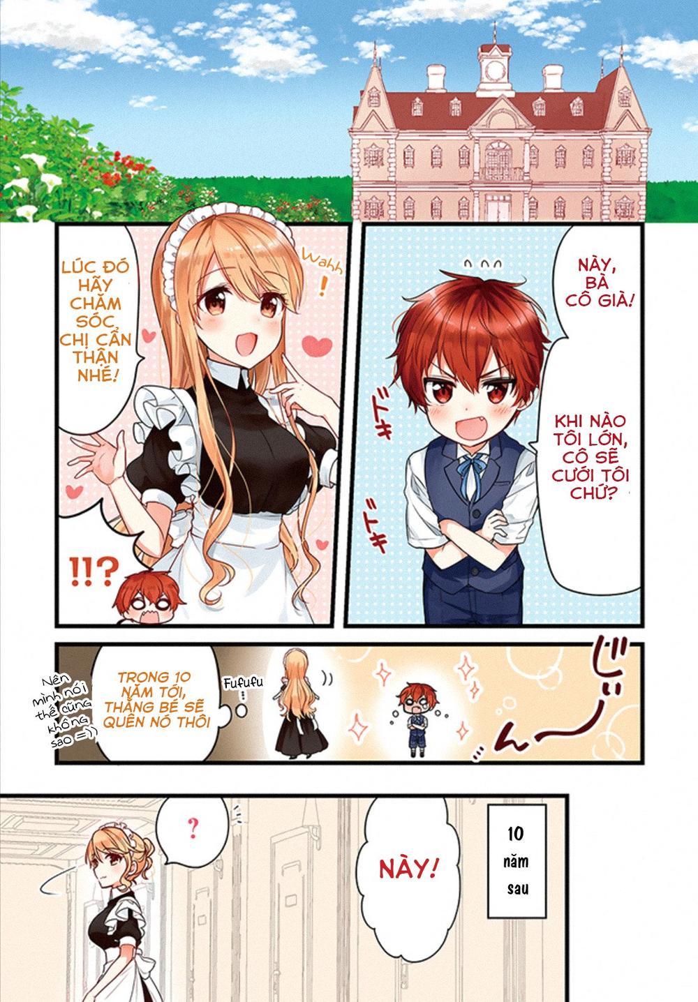 Tekito Na Maid No Oneesan & Erasou De Ichizu Na Botchan Chapter 1 - Trang 2