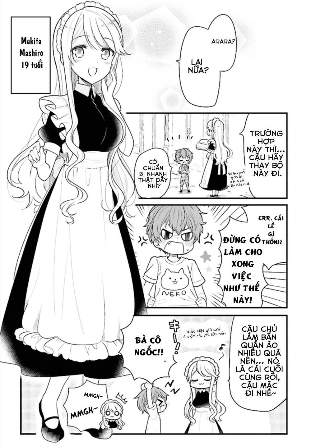 Tekito Na Maid No Oneesan & Erasou De Ichizu Na Botchan Chapter 1 - Trang 2