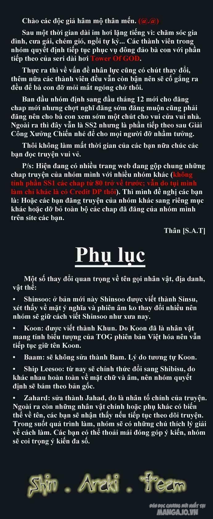 Tòa Tháp Bí Ẩn Chapter 191 - Trang 2