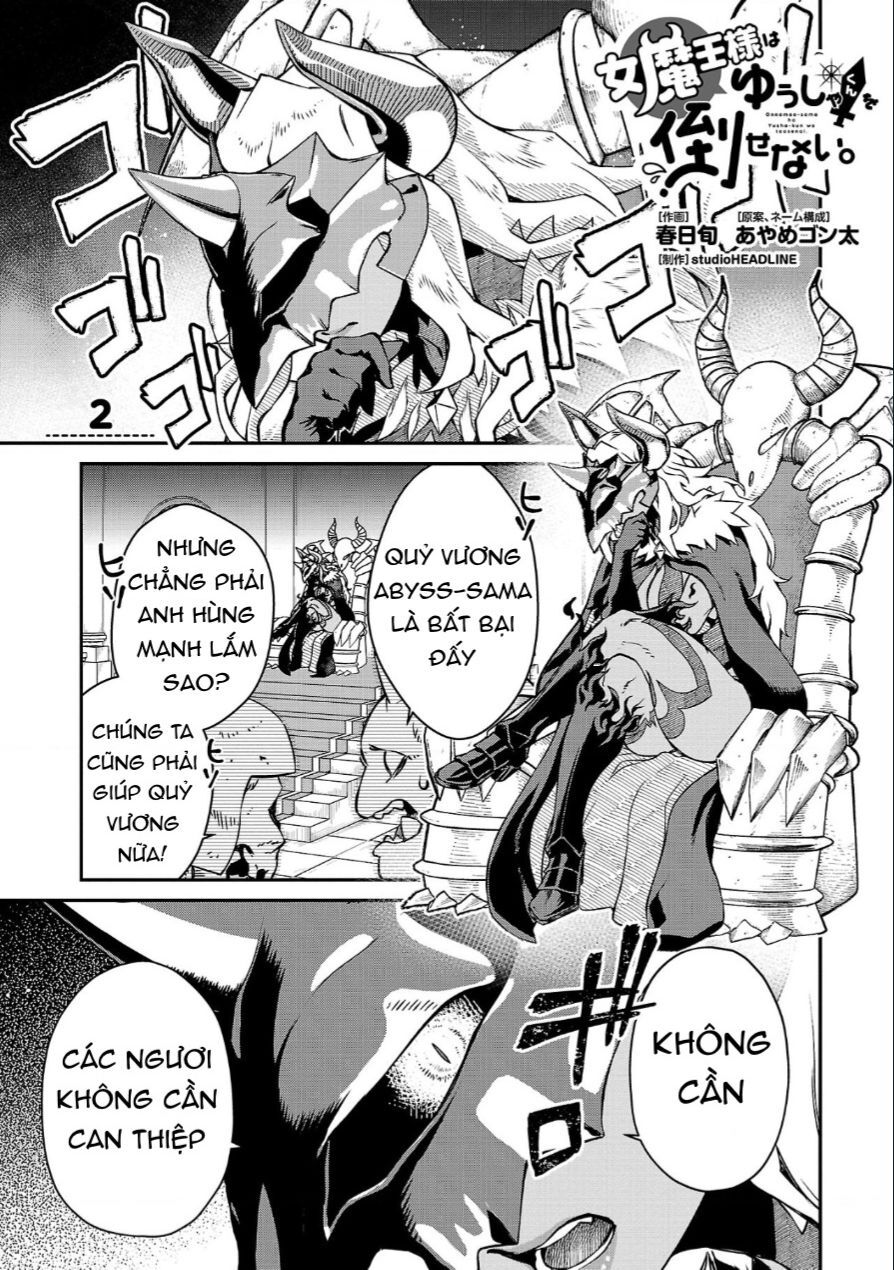 Quỷ Vương-Sama Không Thể Đánh Bại Hero-Kun! Chapter 2 - Trang 2