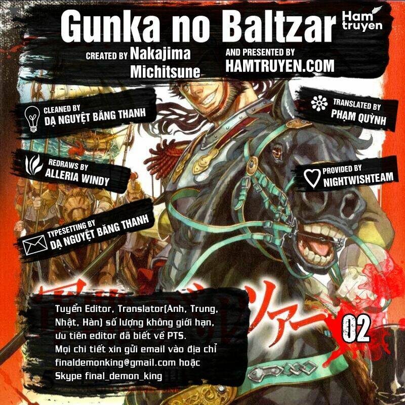 Gunka No Baltzar Chapter 2 - Trang 2