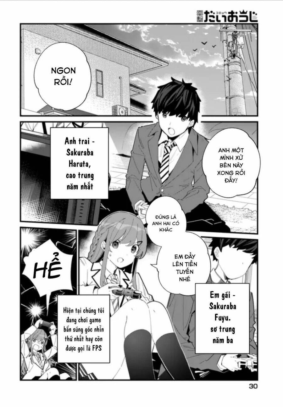 Imouto Wa Kanojo Ni Deki Nai No Ni Chapter 1 - Trang 2