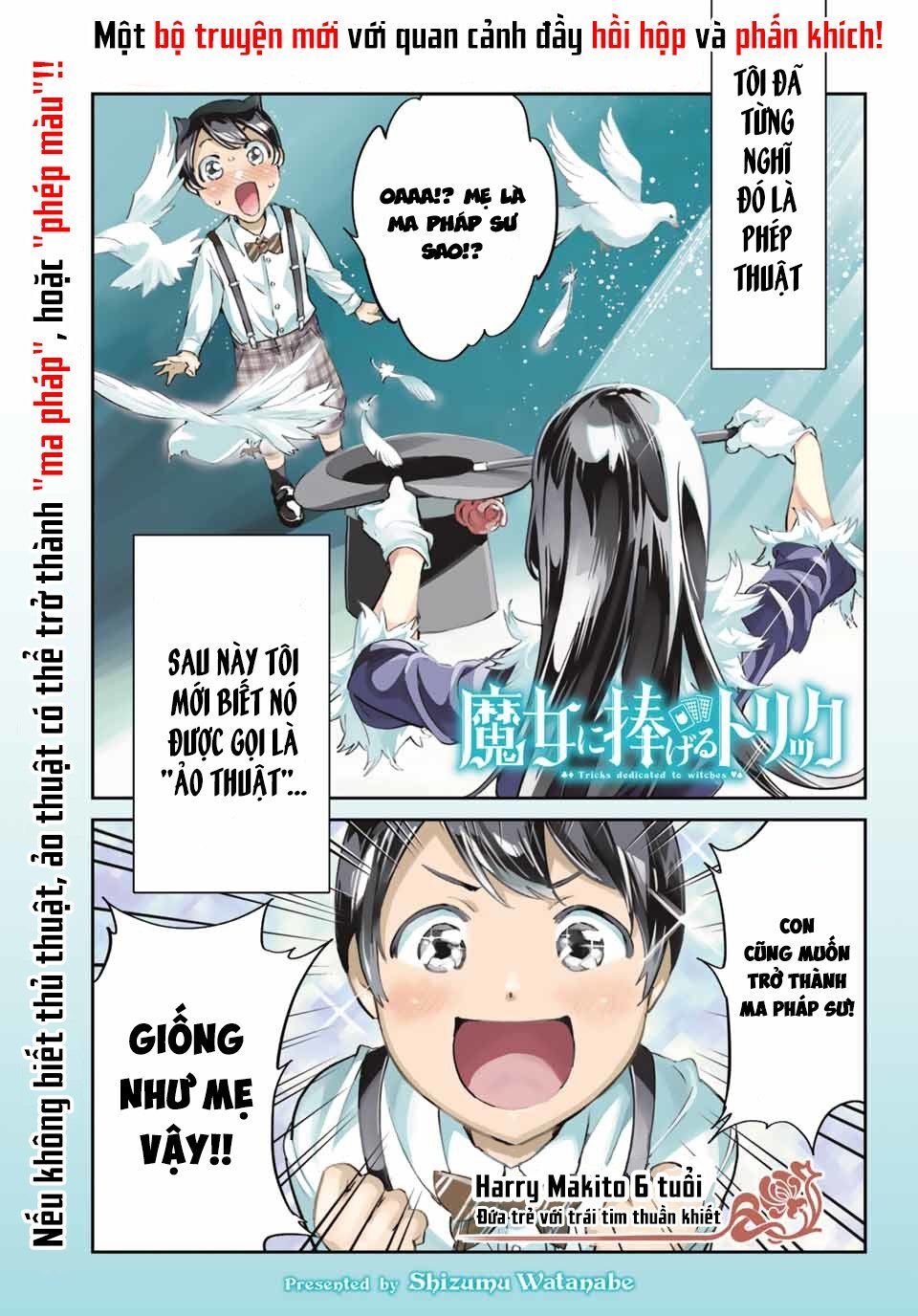 Majo Ni Sasageru Trick Chapter 1 - Trang 2