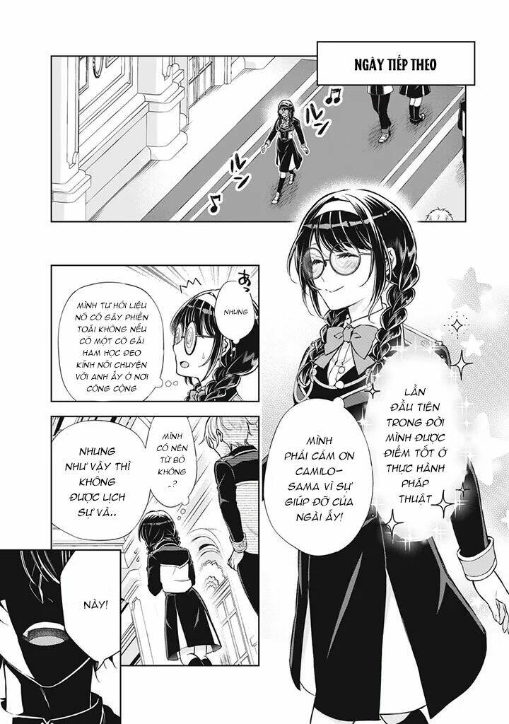 Dantoudai Ni Kieta Densetsu No Akujo, Nidome No Jinsei De Wa Gariben Jimi Megane Ni Natte Heion Wo Nozomu Chapter 1.5 - Trang 2