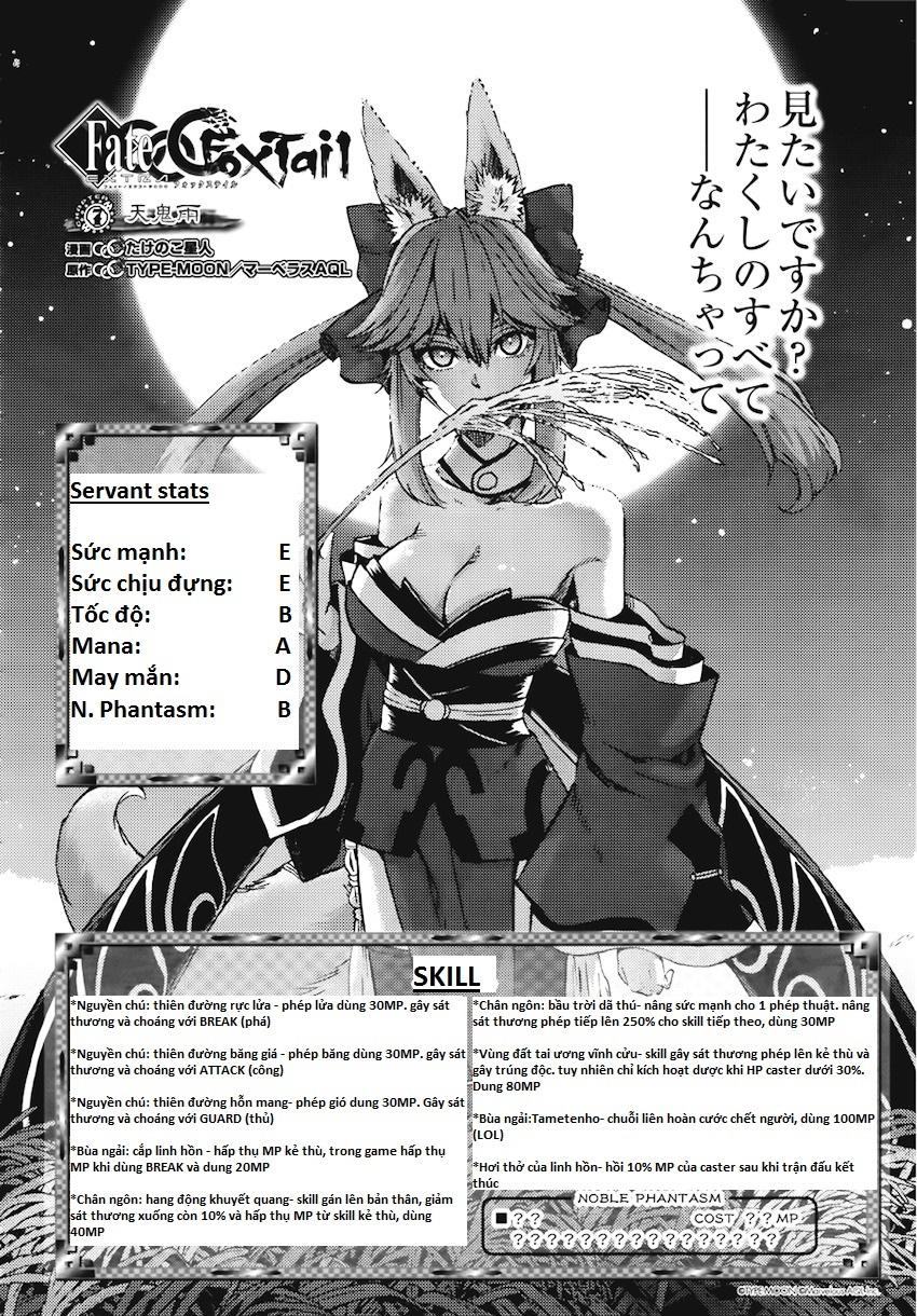 Fate/Extra Ccc Fox Tail Chapter 7 - Trang 2