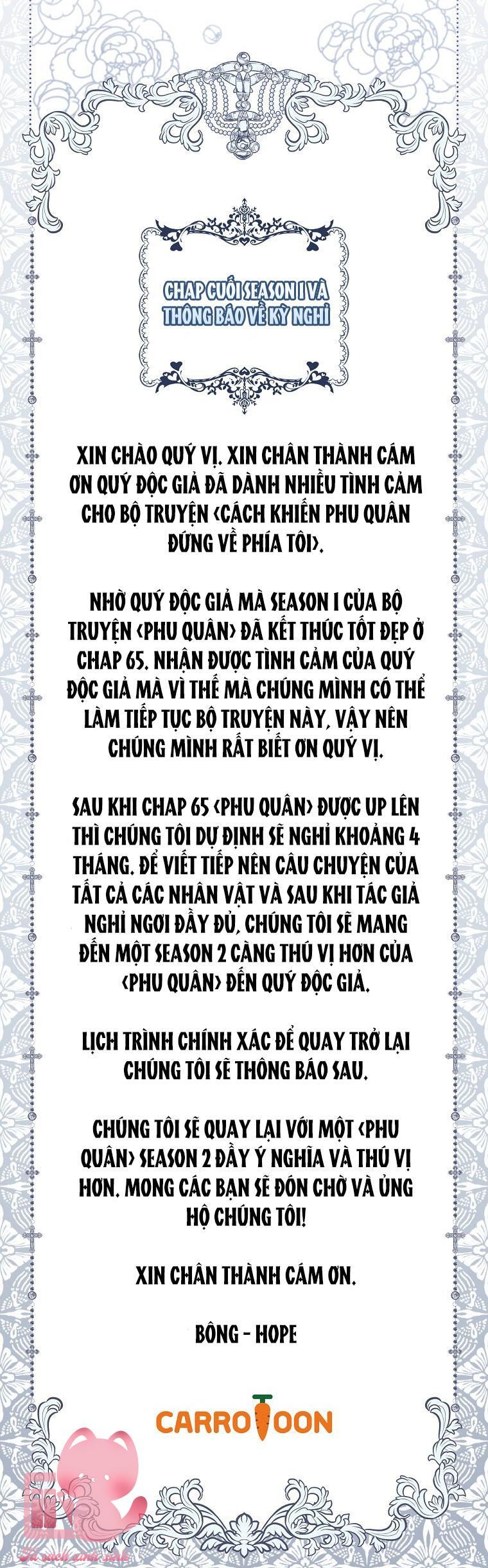 Cách Khiến Phu Quân Đứng Về Phía Tôi Chapter 65 - Trang 2