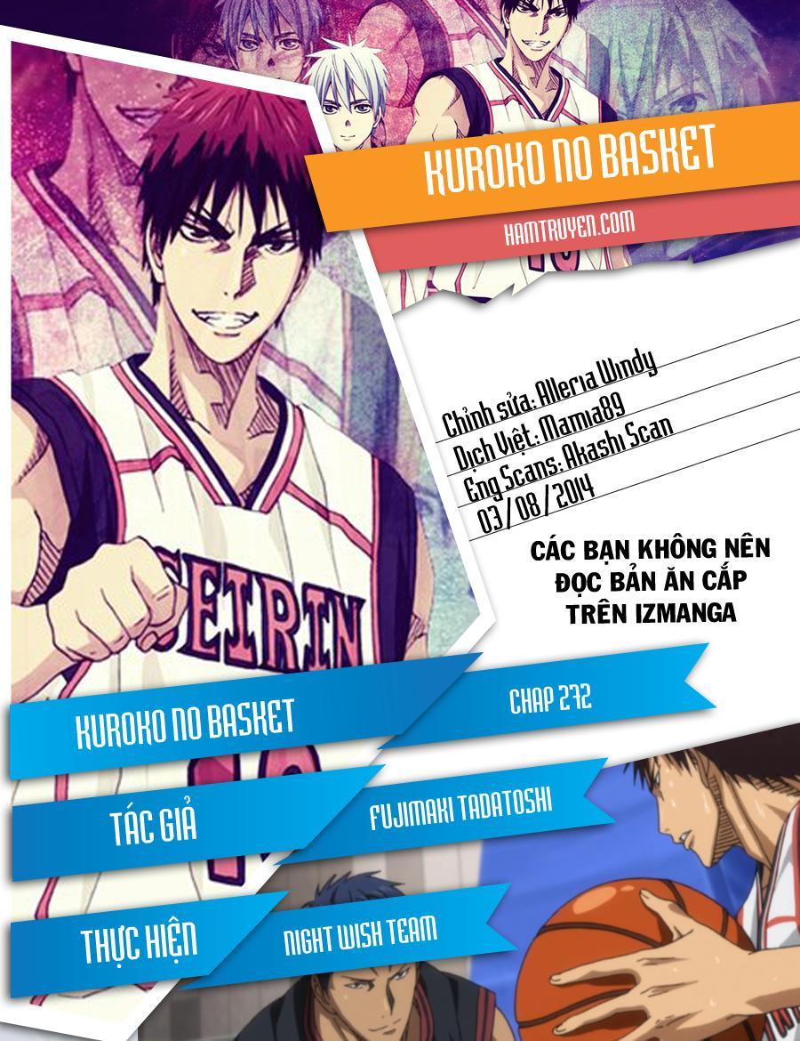 Kuroko No Basket Chapter 272 - Trang 2