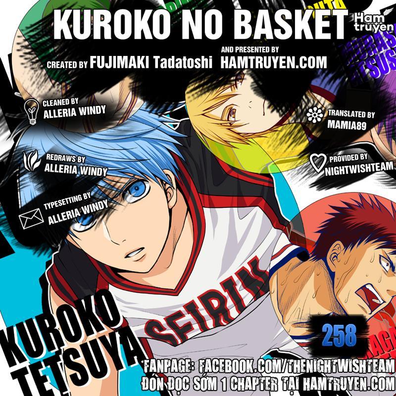 Kuroko No Basket Chapter 258 - Trang 2