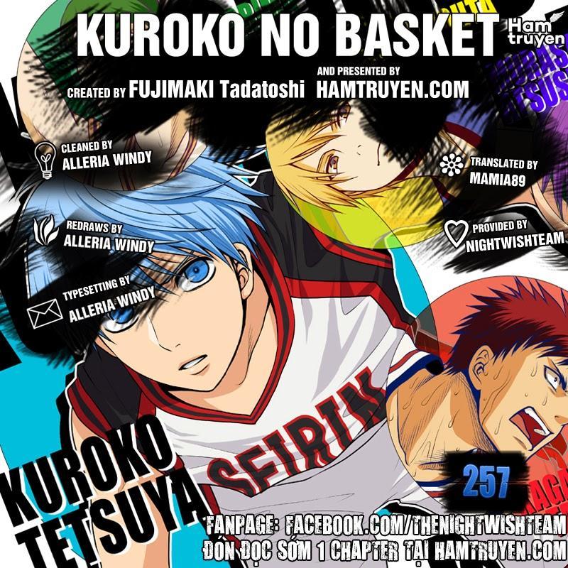 Kuroko No Basket Chapter 257 - Trang 2